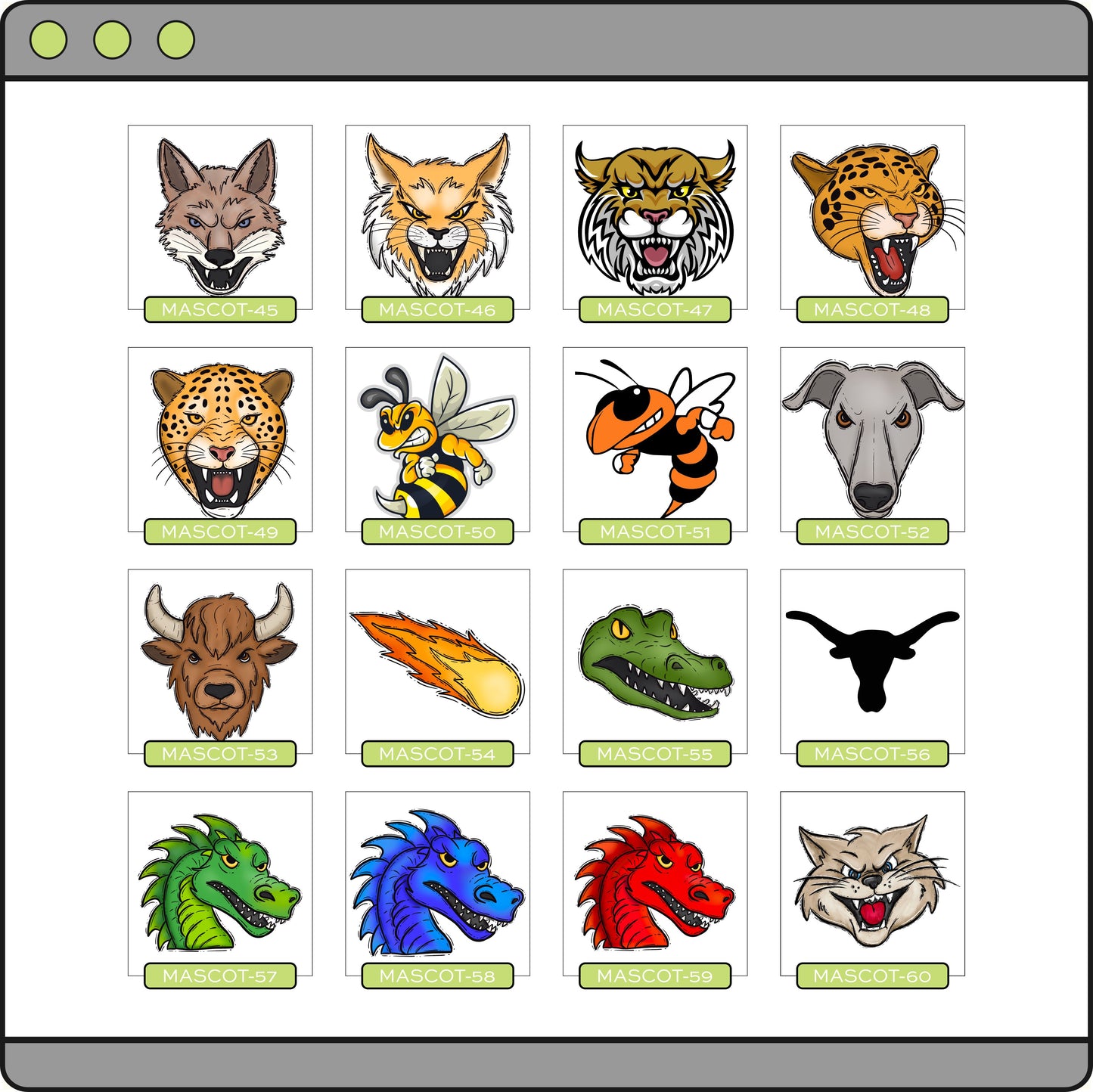 Game Day Checkered Custom Mascot School Spirit PNG File (SW1136)