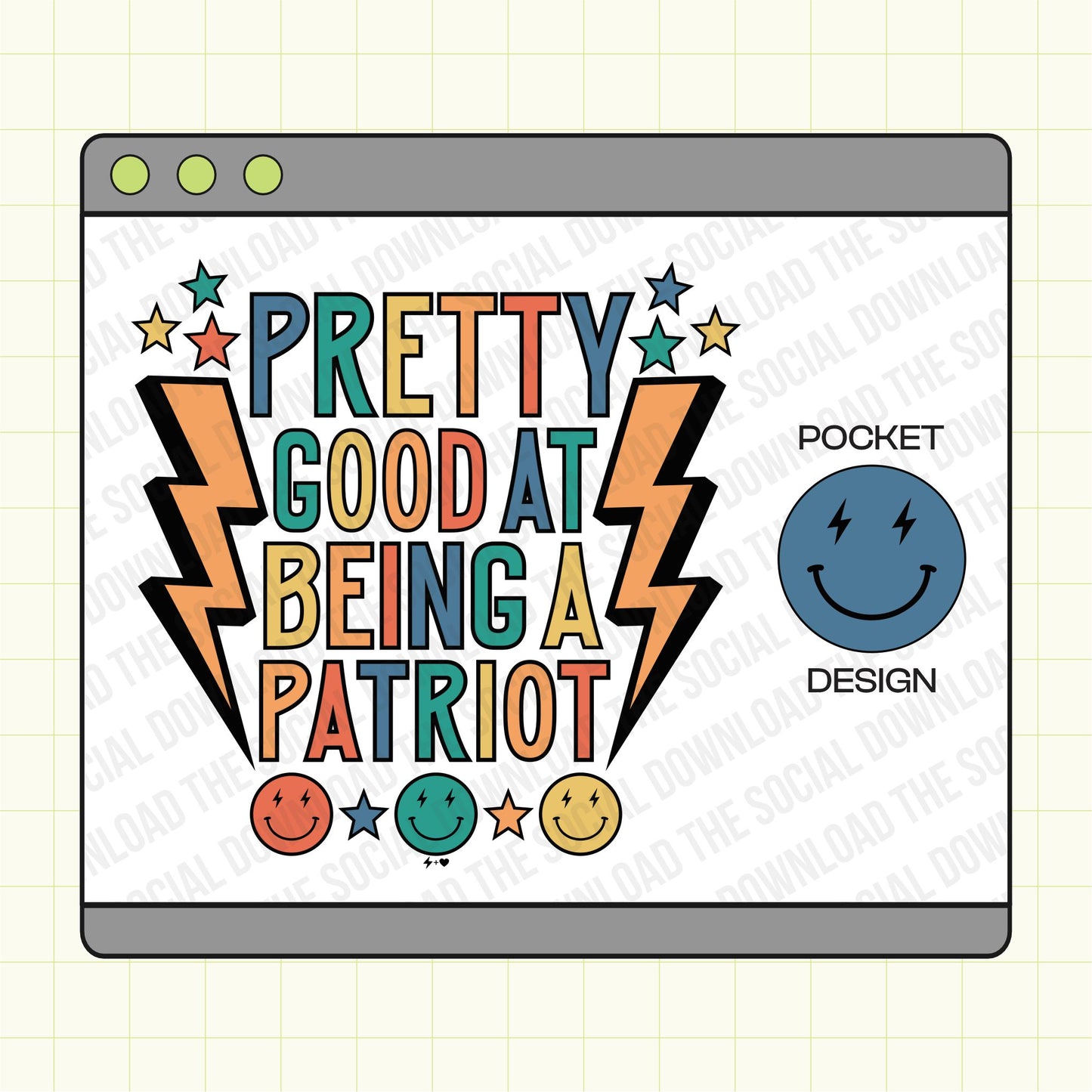 Pretty Good Mascot Custom School Spirit PNG File