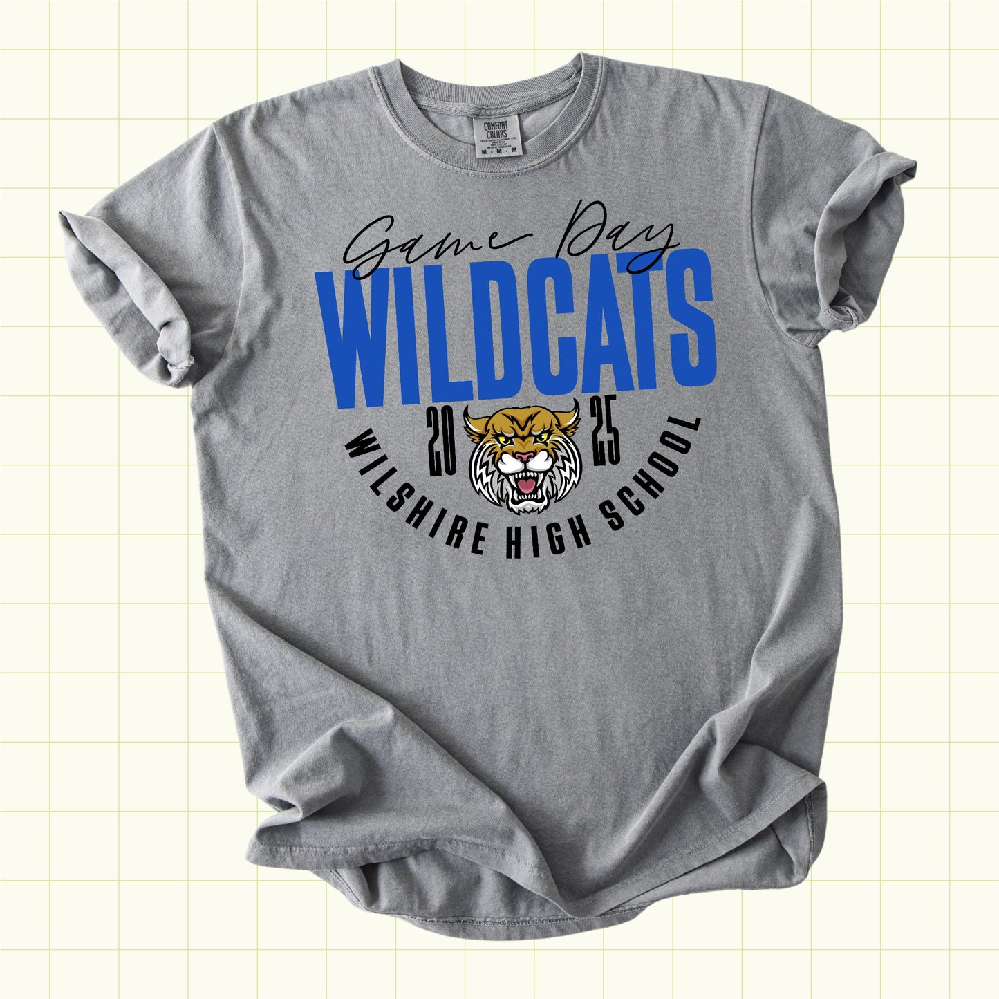 Block Circle Mascot Custom School Spirit PNG File (SW1137)