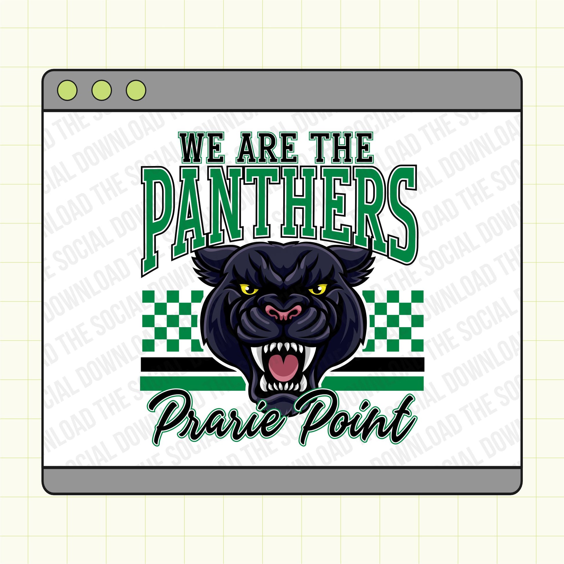 Arched Mascot Custom School Spirit tee shirt png file