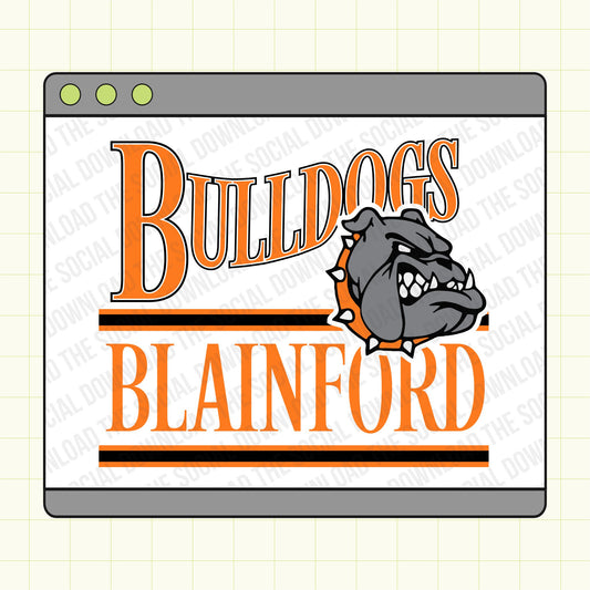 Curved Name Mascot Custom School Spirit PNG File 