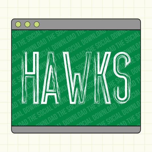 Distressed font mascot png digital download