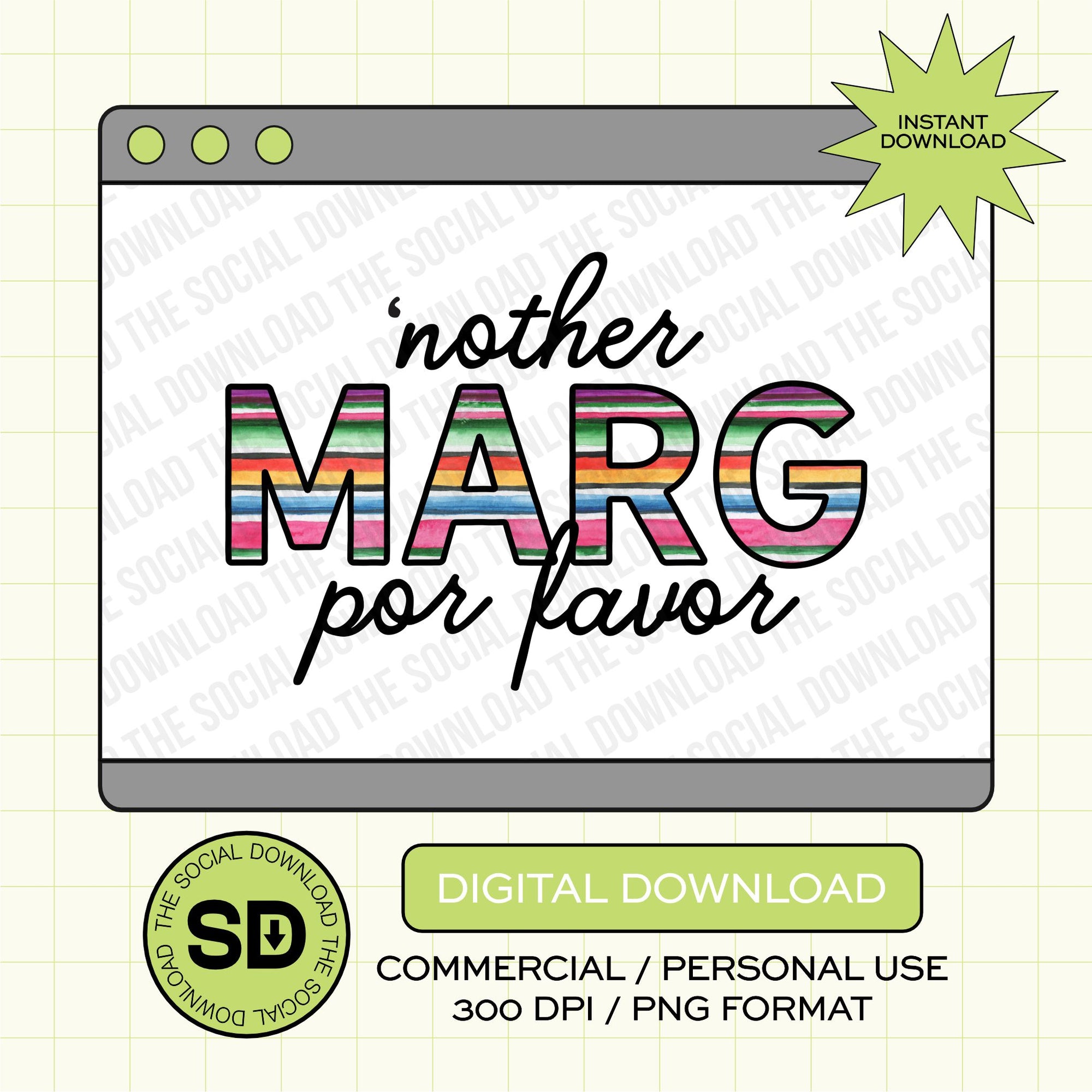 Nother Marg Fiesta PNG- INSTANT DOWNLOAD (FIESTA1008)