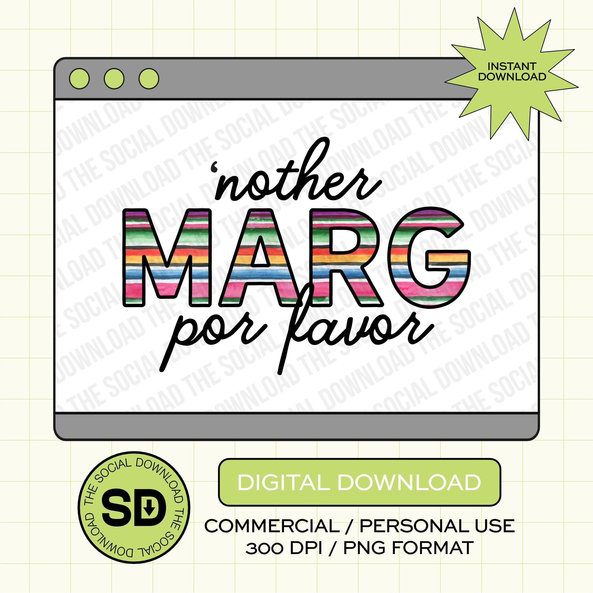 Nother Marg Fiesta PNG- INSTANT DOWNLOAD (FIESTA1008)