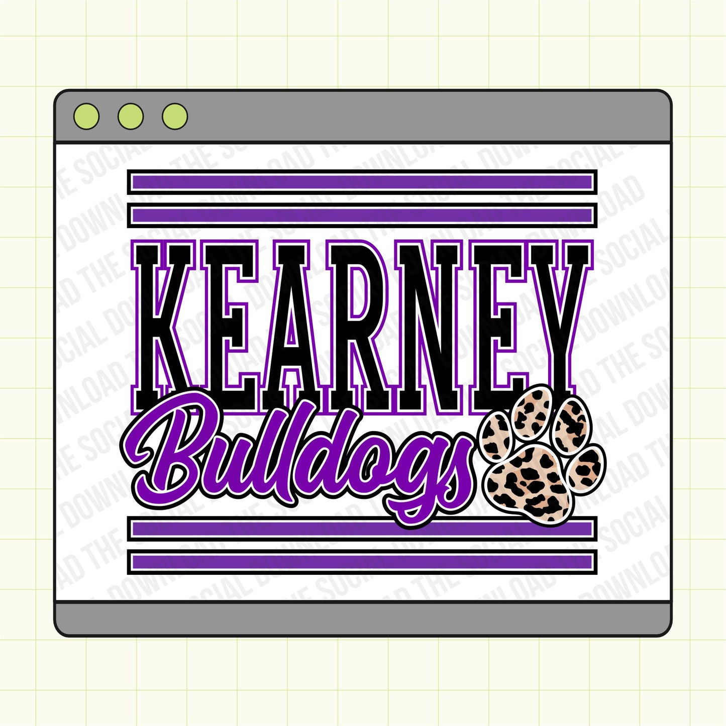 Icon Stacked Team Mascot  custom tee shirt png download file