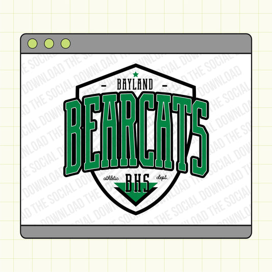 Mascot Shield custom school spirit tee shirt download