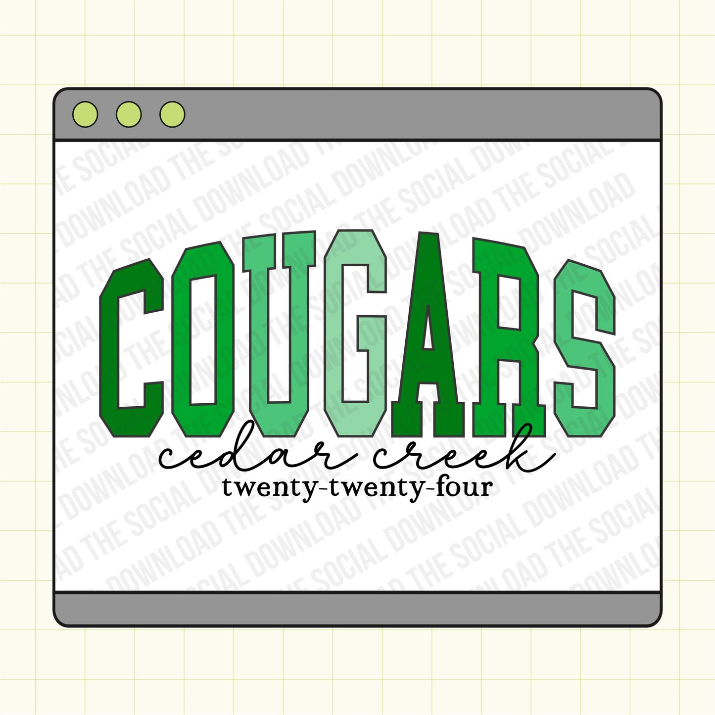 Ombre Mascot custom school tee shirt download