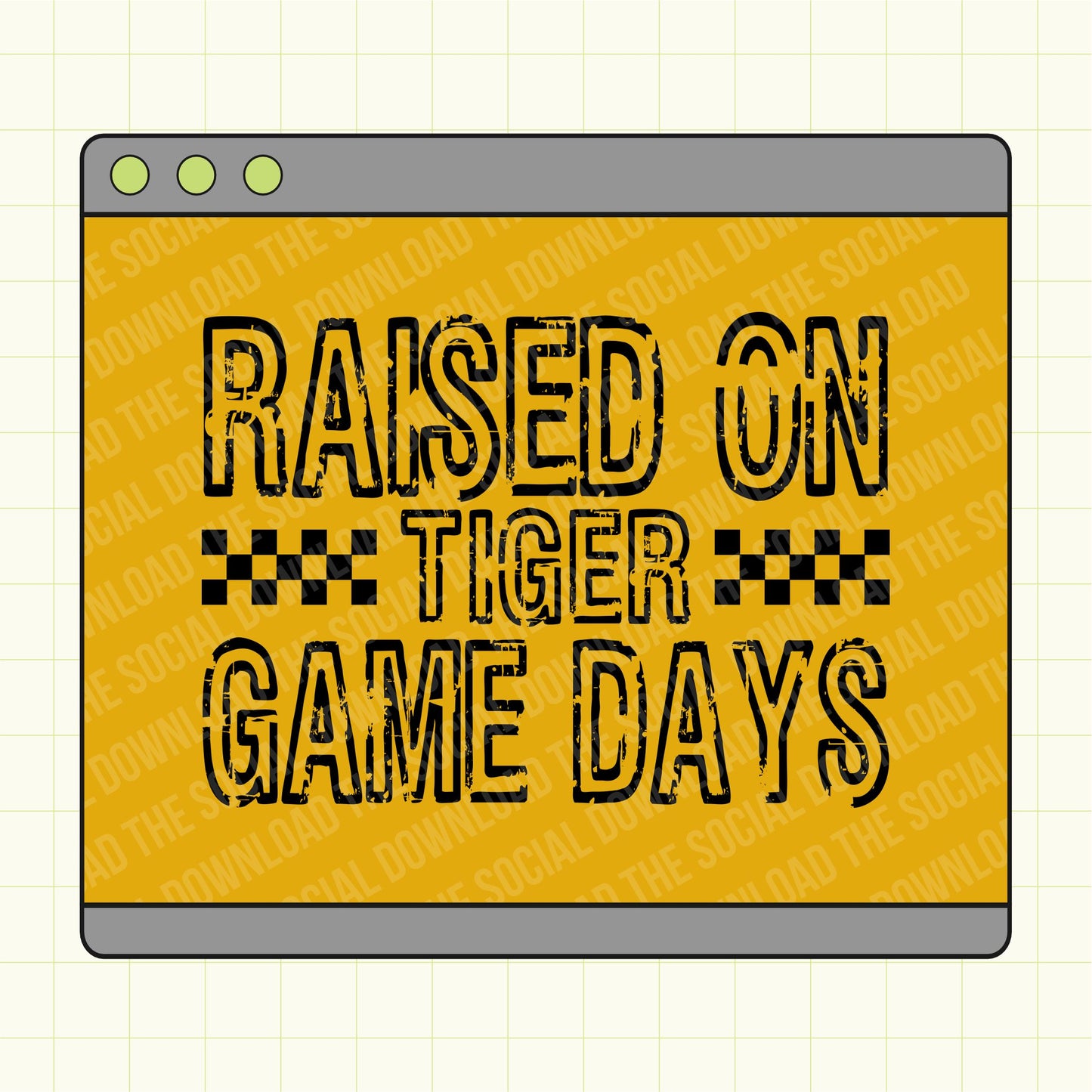 Raised on Game Days custom school tee shirt download