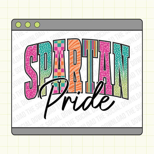 Groovy Mascot Pride Custom School Spirit PNG File (SW1131)