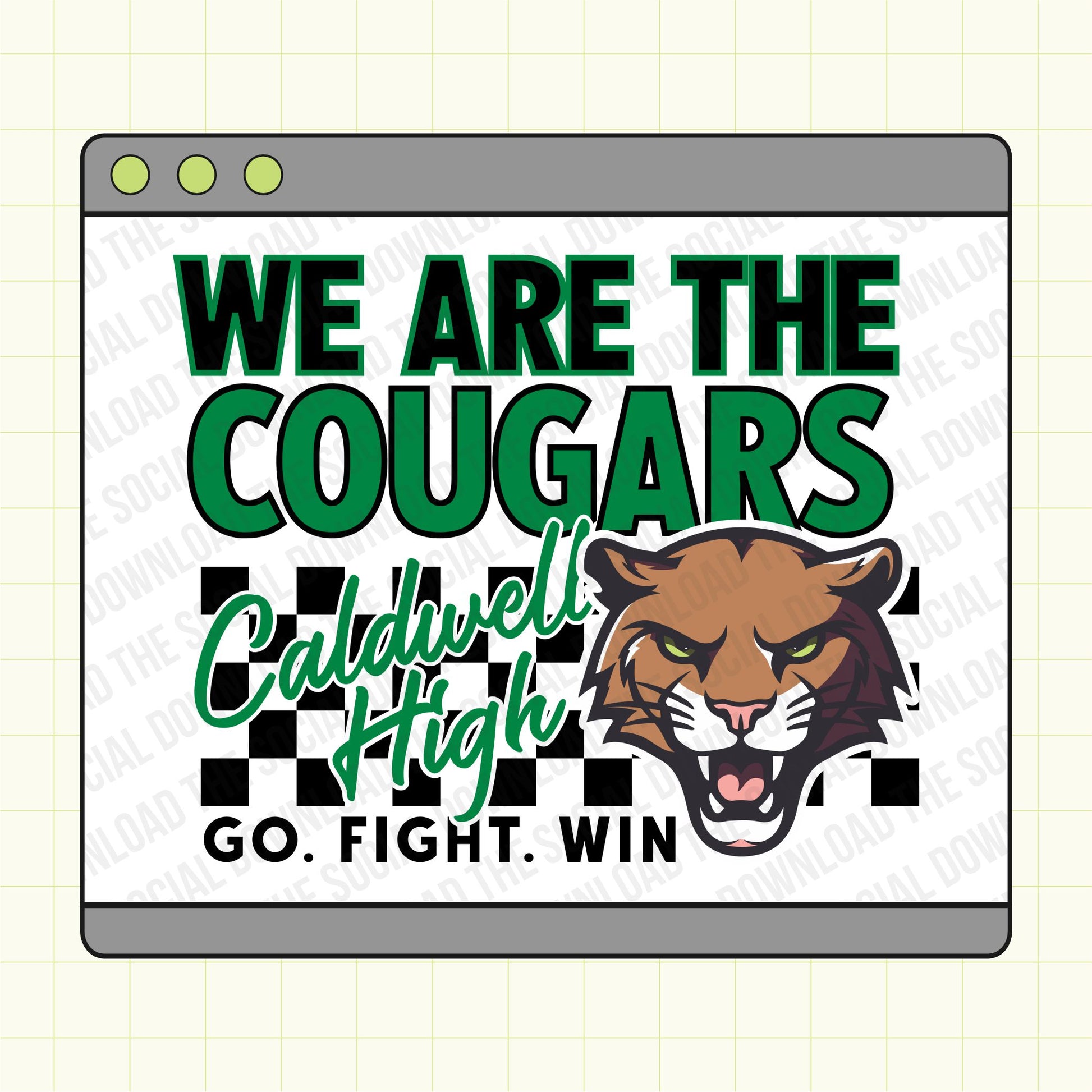 Team Mascot Custom School Spirit tee shirt png file