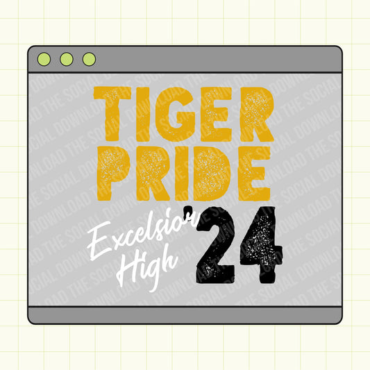 Team Pride Poster Custom School Spirit PNG File