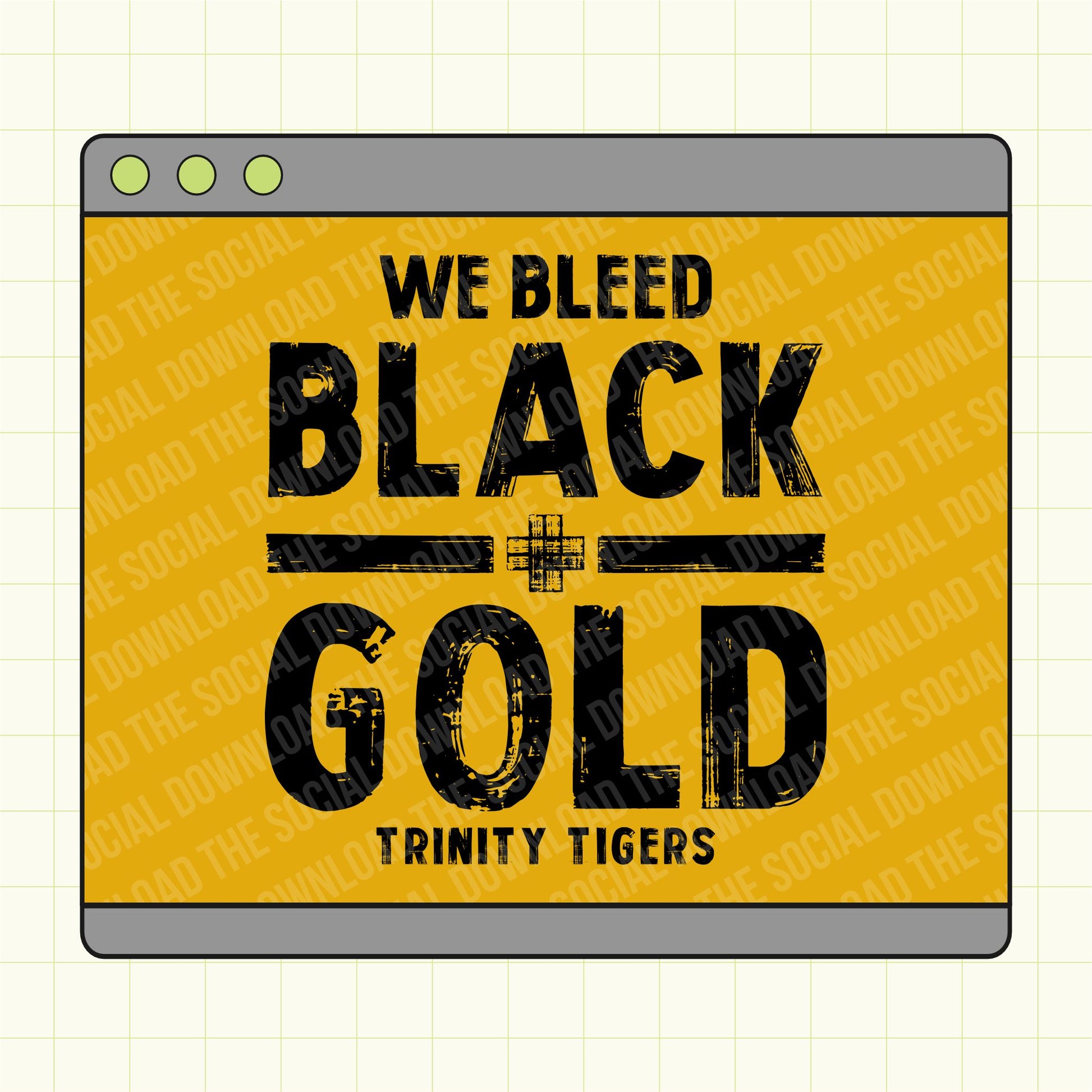 We Bleed Custom School Spirit tee shirt png file