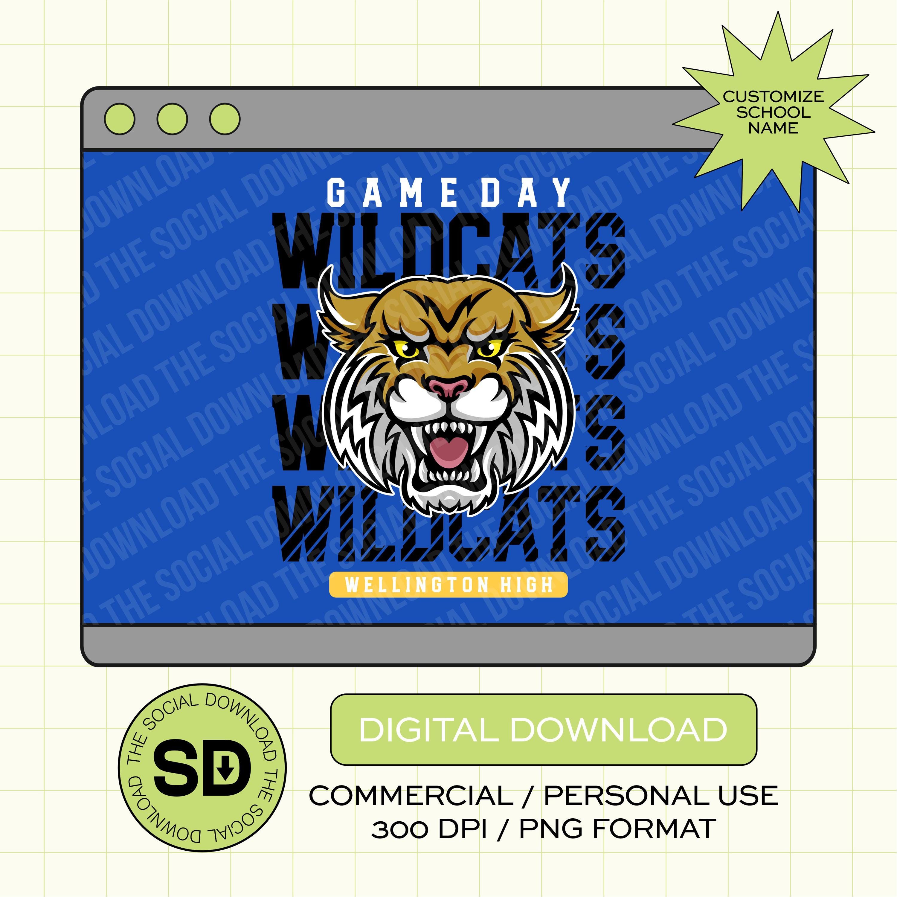 Game Day Cross Over Custom School Spirit PNG File (SW1075)