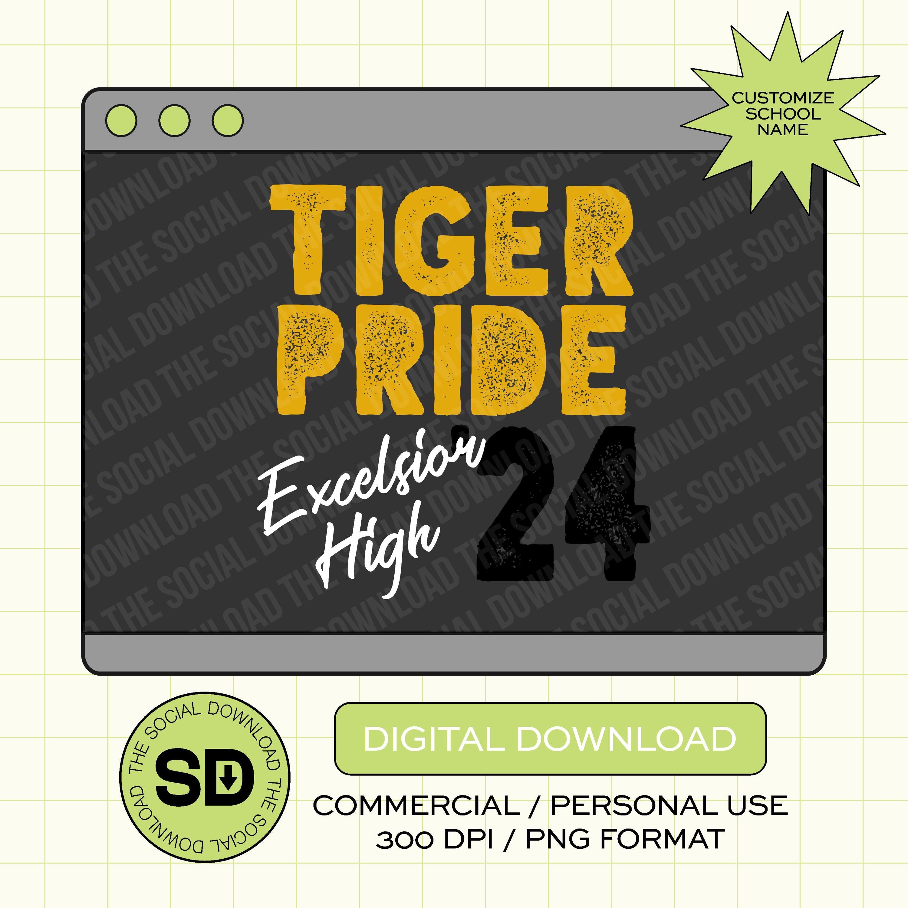 Team Poster Custom School Spirit PNG File (SW1084)