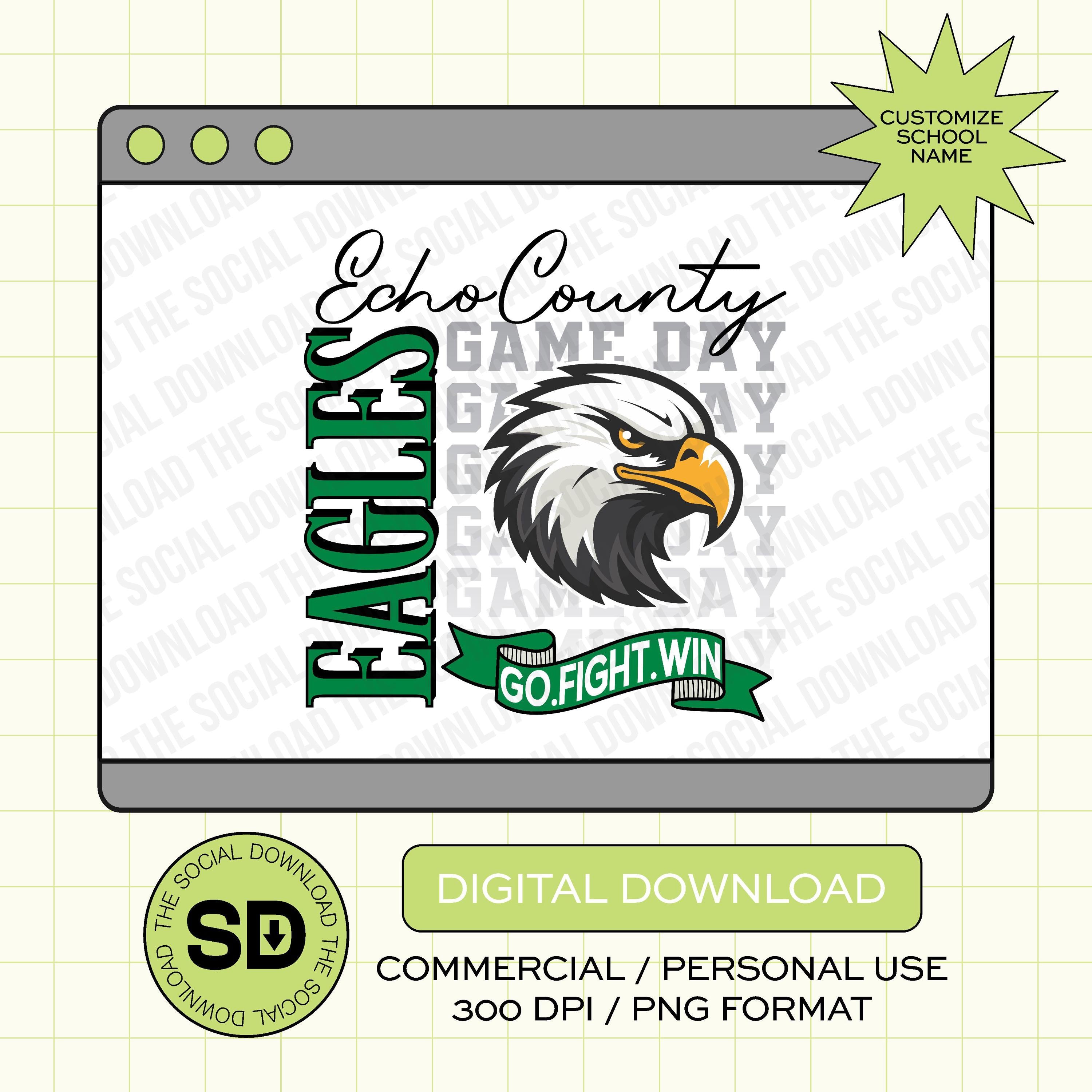 Go Fight Win Custom School Spirit PNG File (SW1089)