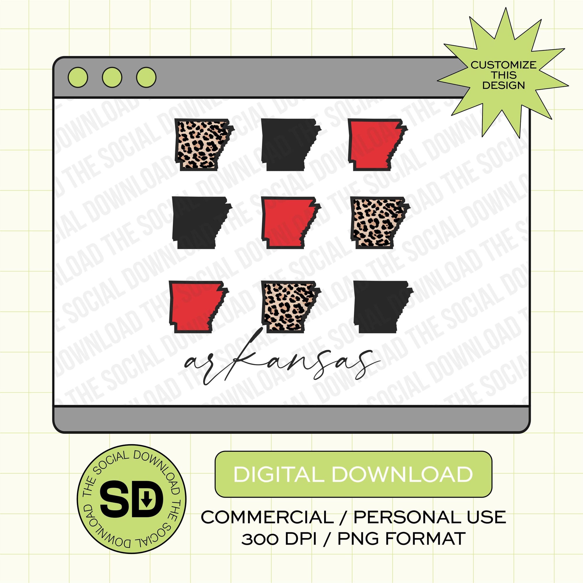 IconCustom City and State PNG File (STATE1014)