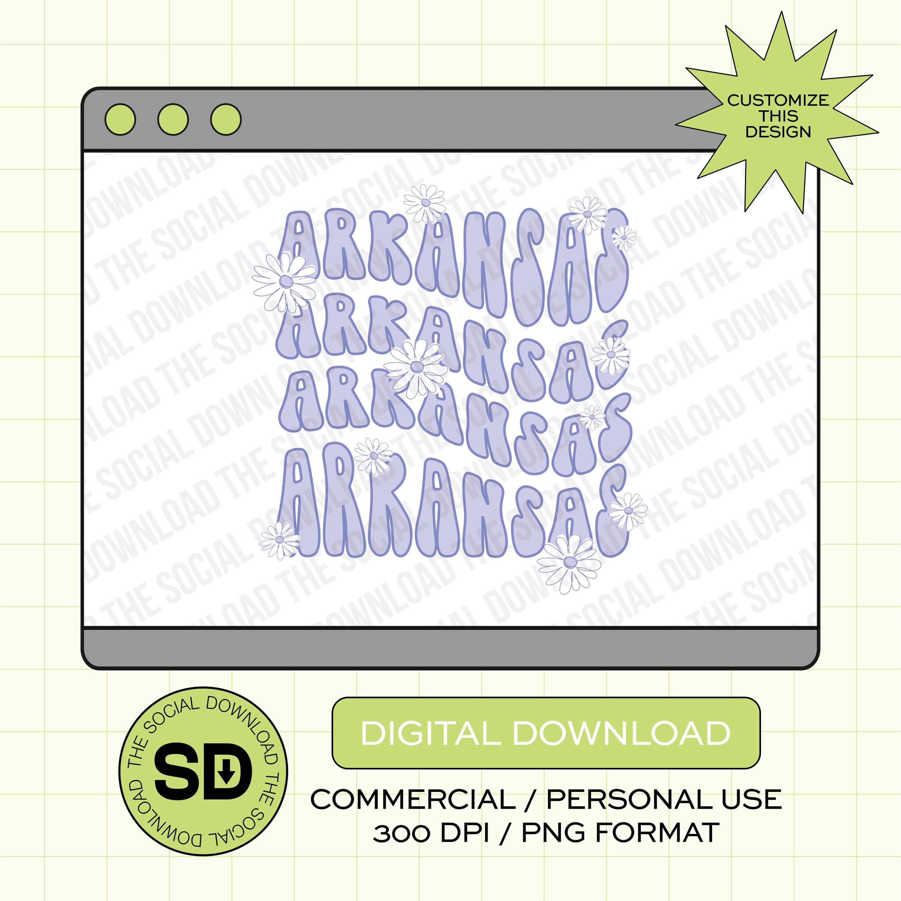 Flower Power Custom State PNG File (STATE1029)