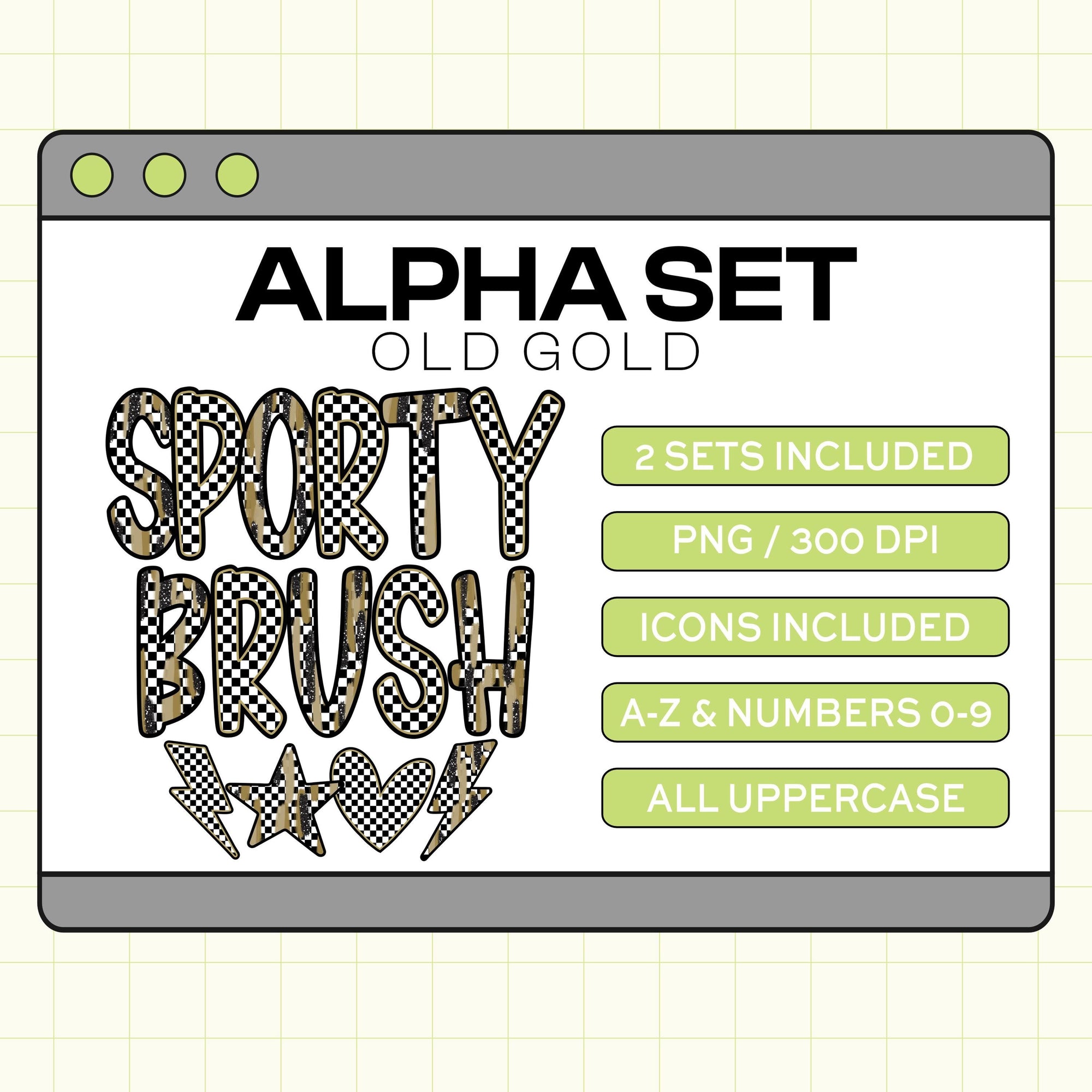 Sporty Brush PNG Alpha Set (SportyBrush-OldGold)