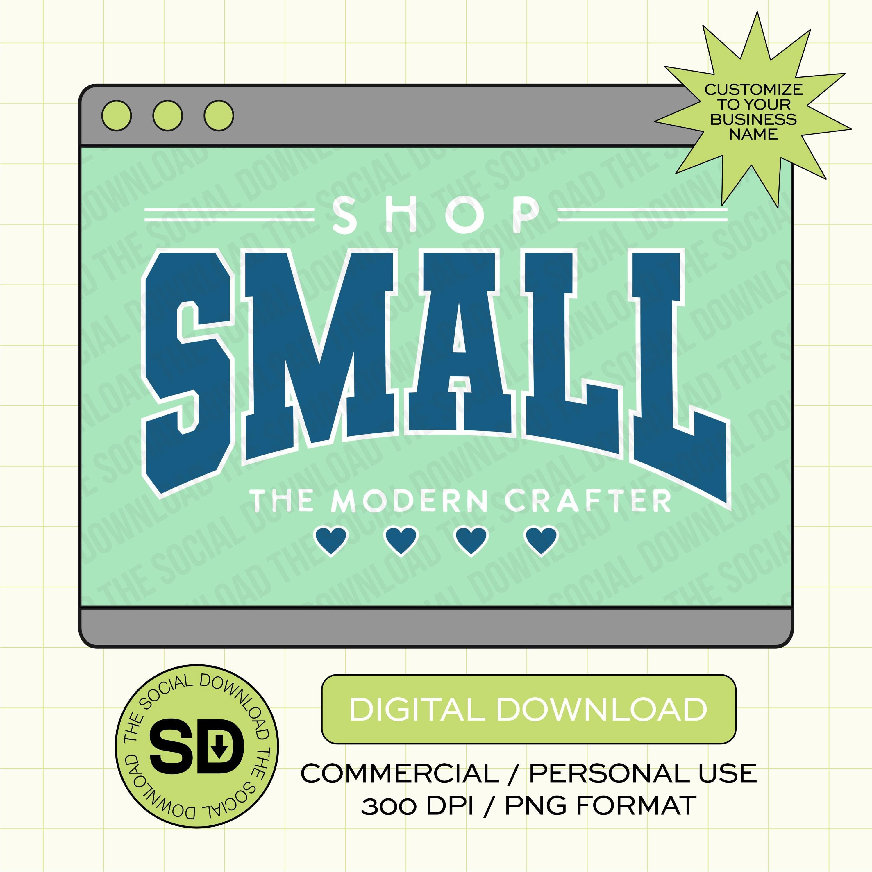 Varsity Shop Small Custom Shop Local Boutique Name  PNG File (LOGO1010)