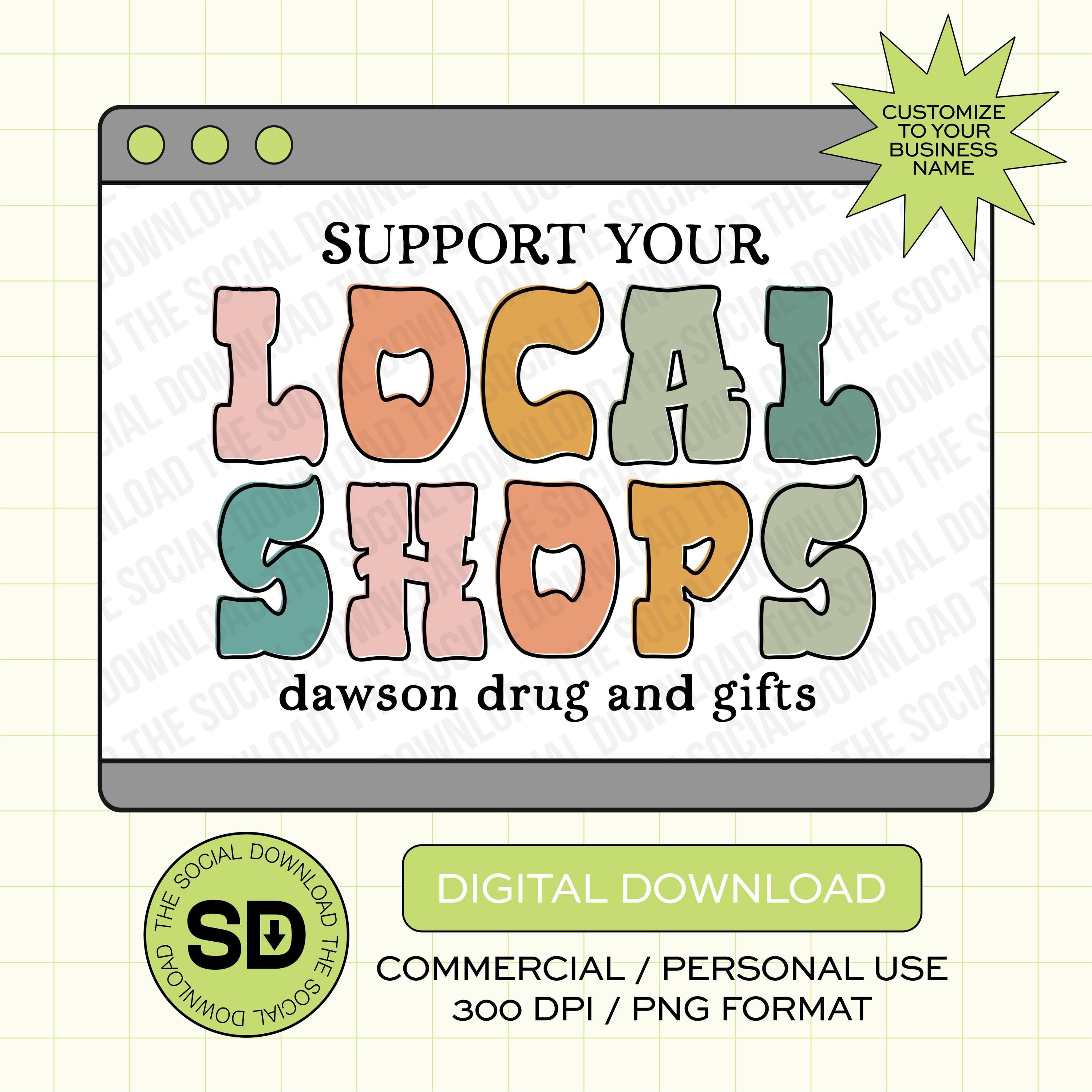 Groovy Flair Shop Local Boutique Name PNG File (LOGO1023)