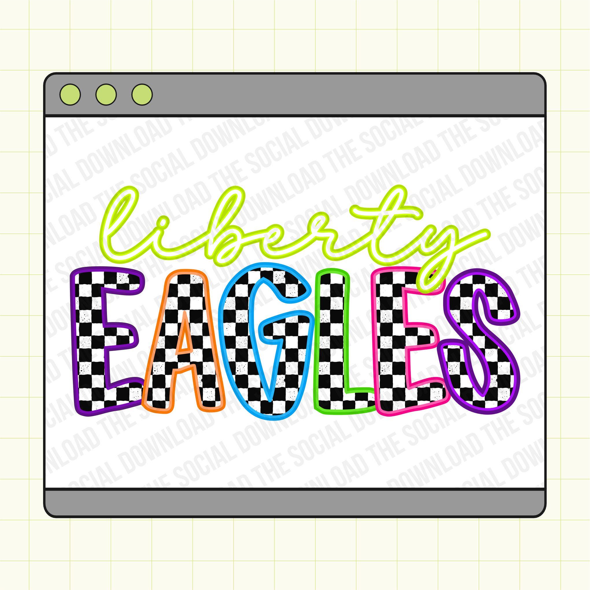 Neon Team Mascot Custom School Spirit PNG File (SW1130)