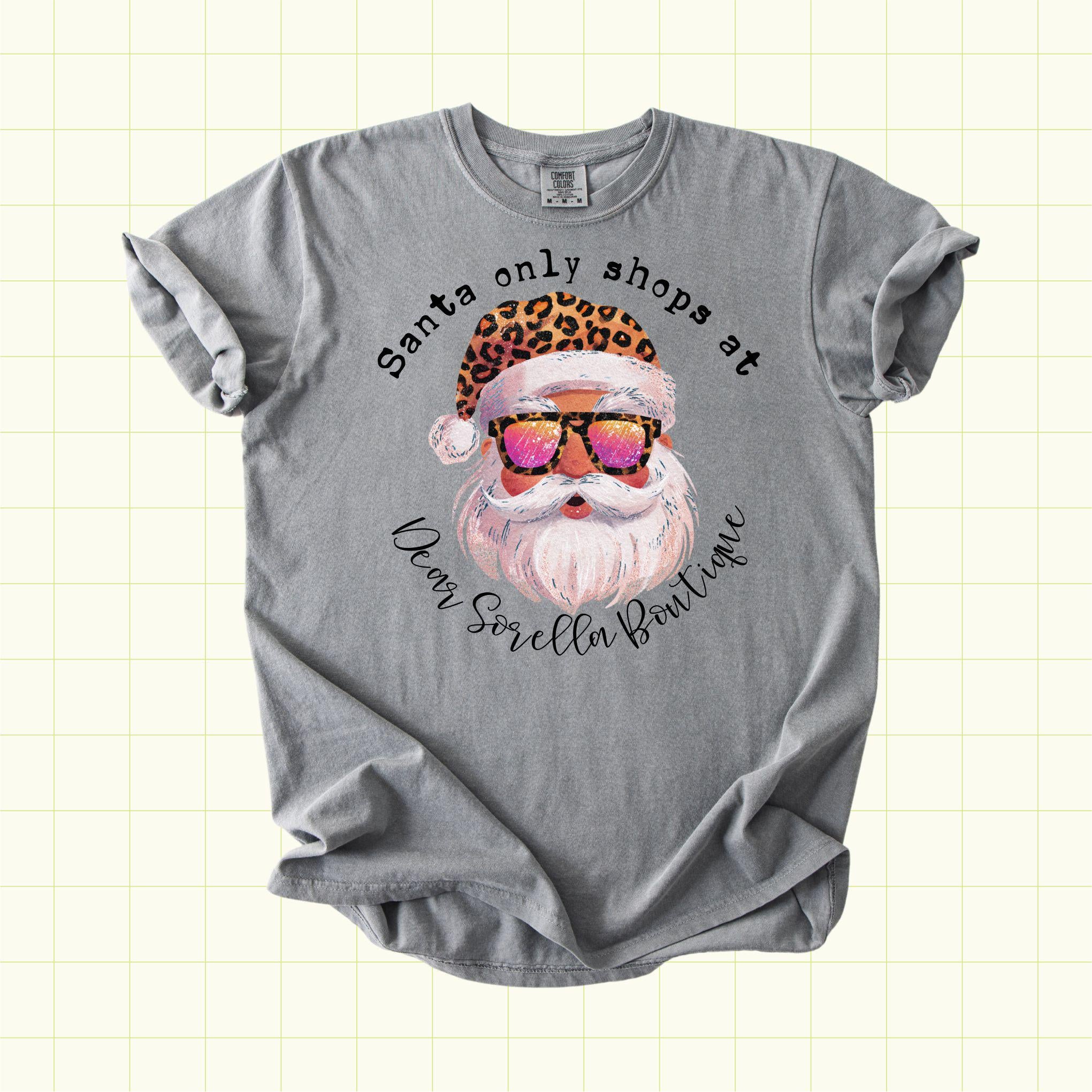 Santa only Shop at Custom Shop Small PNG (XMAS1006)