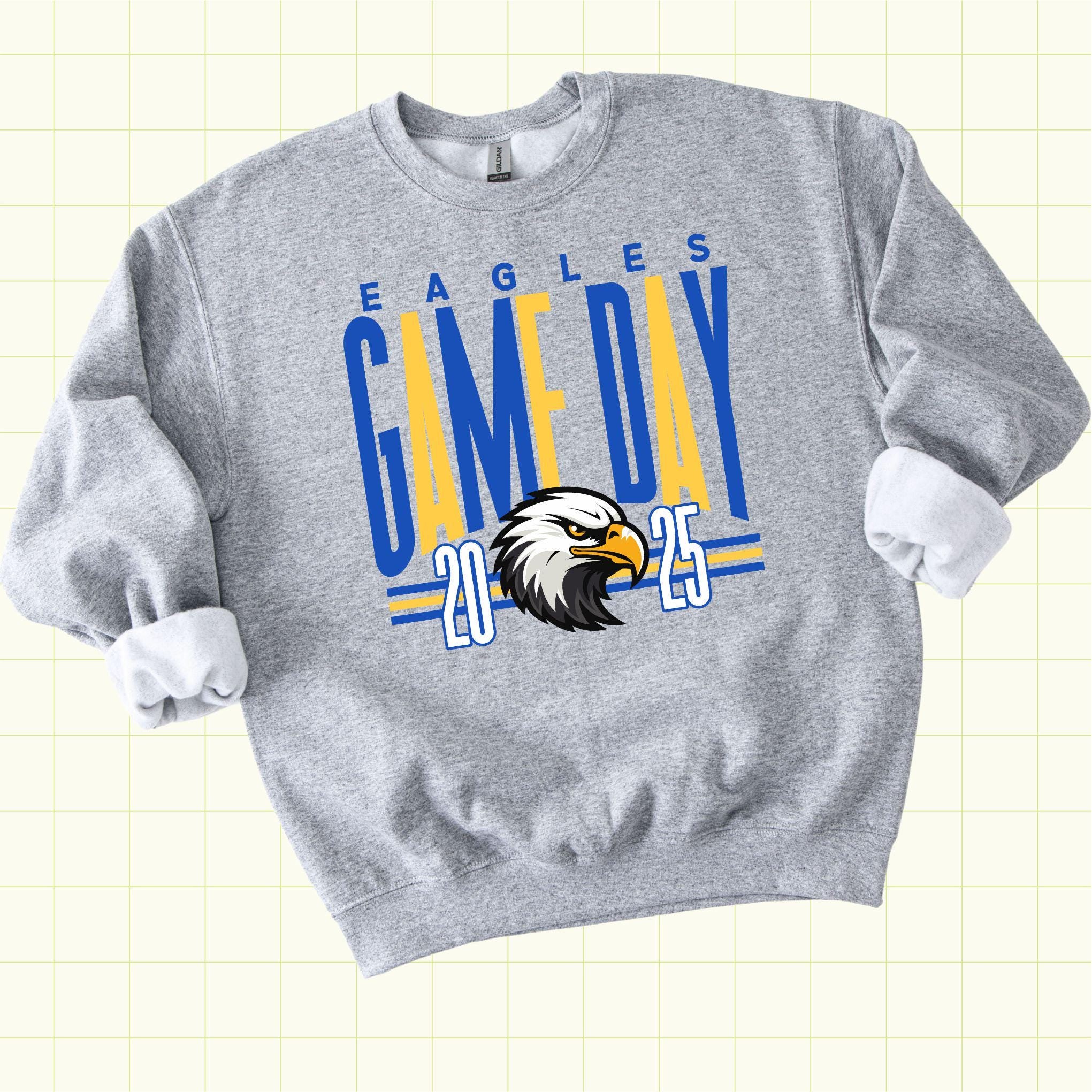 Skinny Game Day Mascot Custom School Spirit PNG File (SW1146)