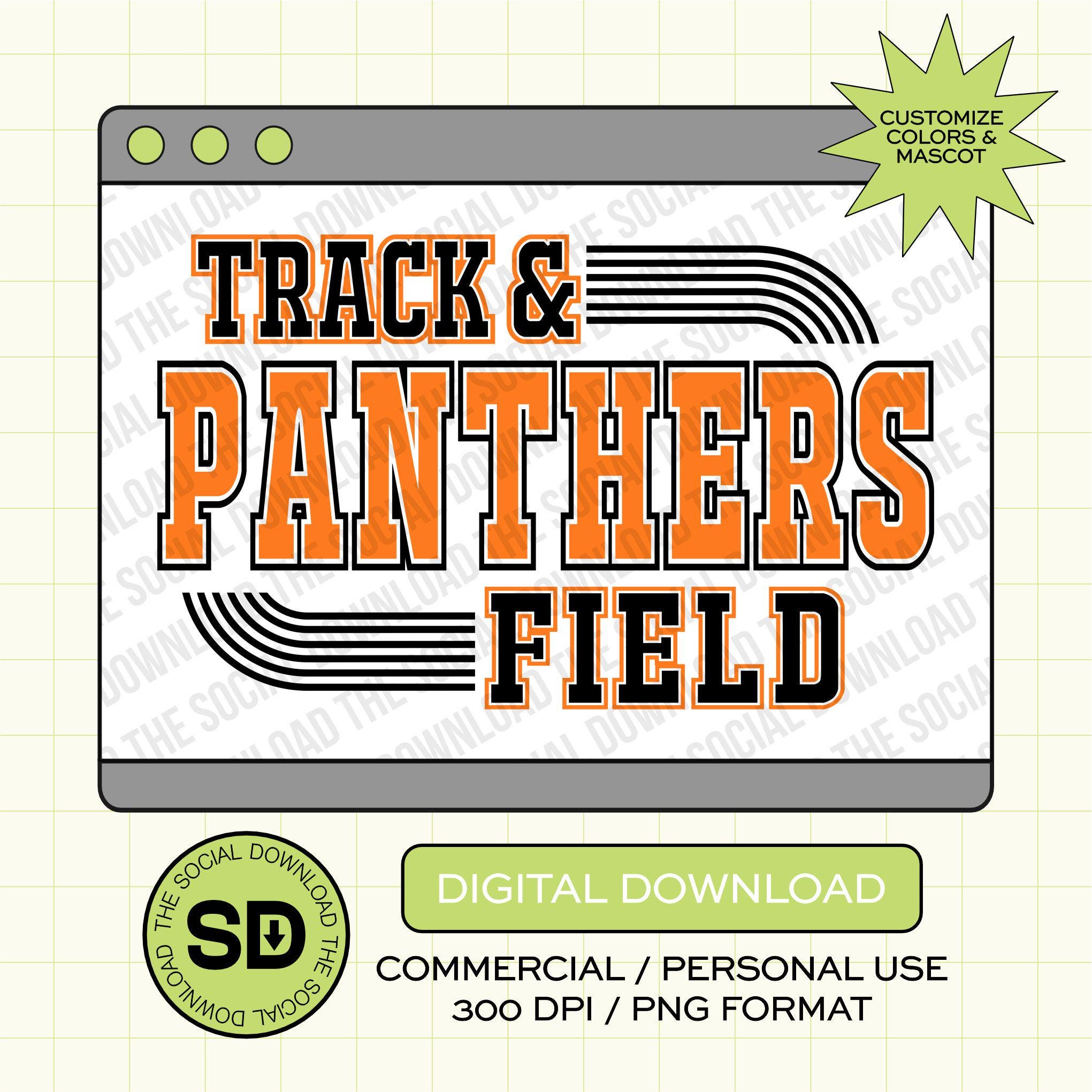 Around the Track Custom School Spirit PNG File (TAF1002)