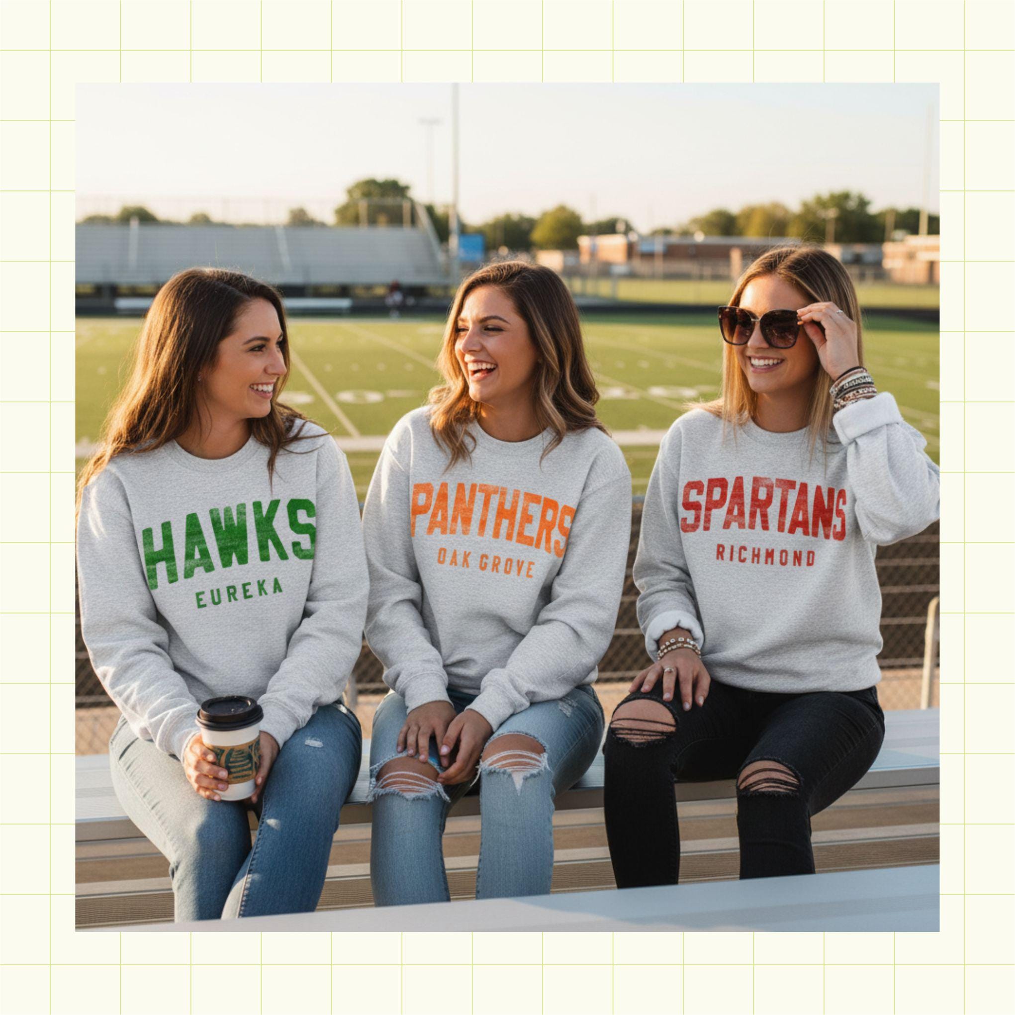 Distressed Canvas Custom School Spirit PNG Download File, custom school png, spirit png, DTF, Sublimation, DTG (SW1165)