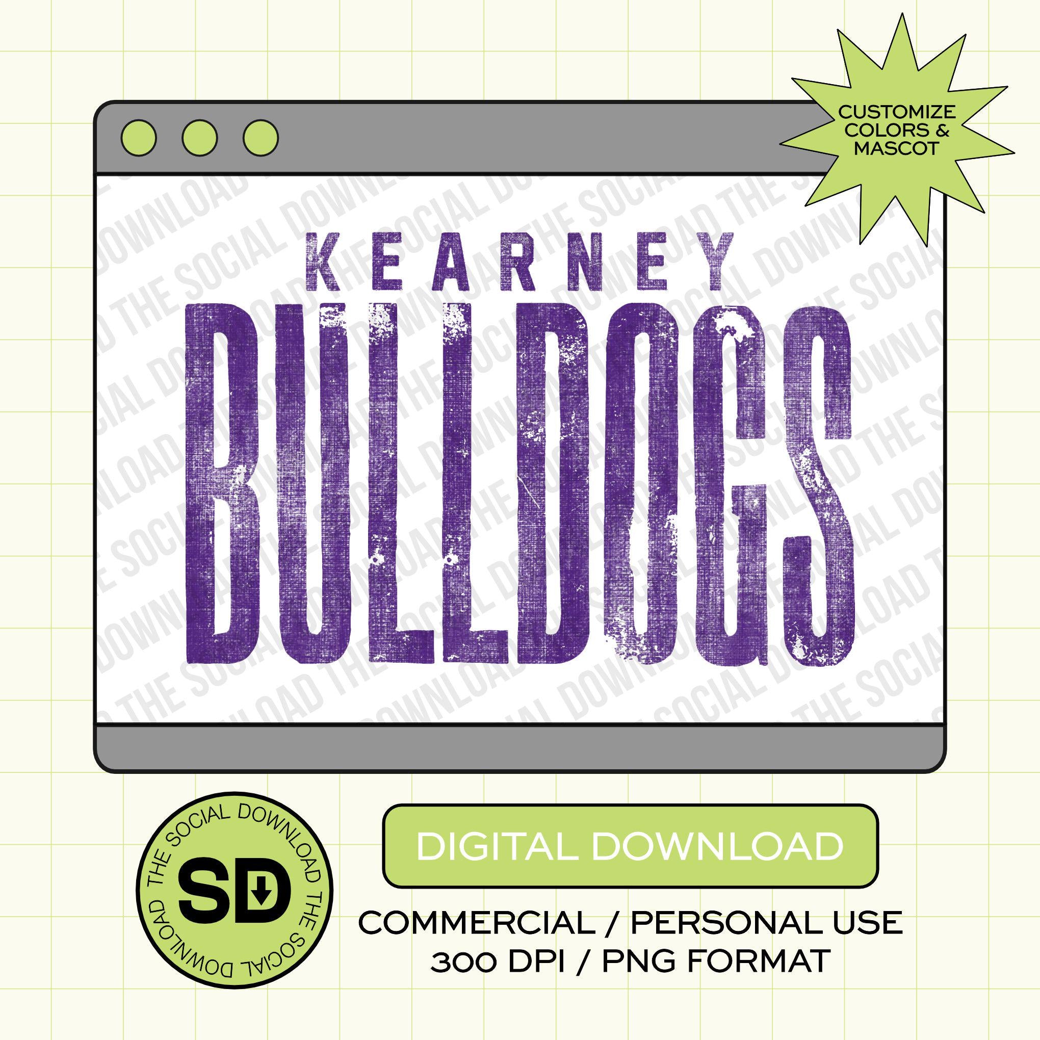 Distressed Skinny Mascot Custom School Spirit PNG Download File, custom school png, spirit png, DTF, Sublimation, DTG (SW1166)