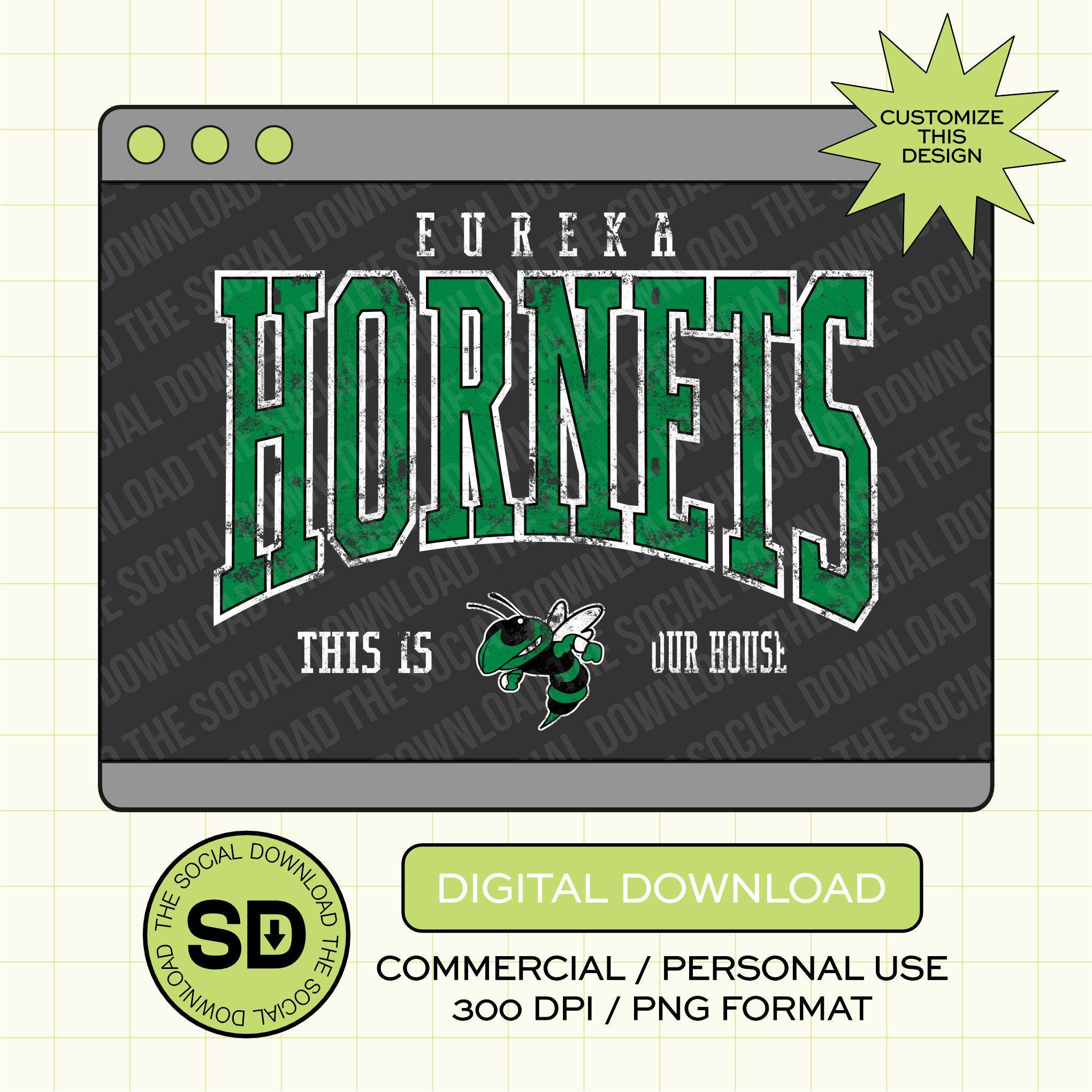 This is Our House Custom Mascot PNG Download File, custom school png, spirit png, DTF, Sublimation, dtg (SW1174)