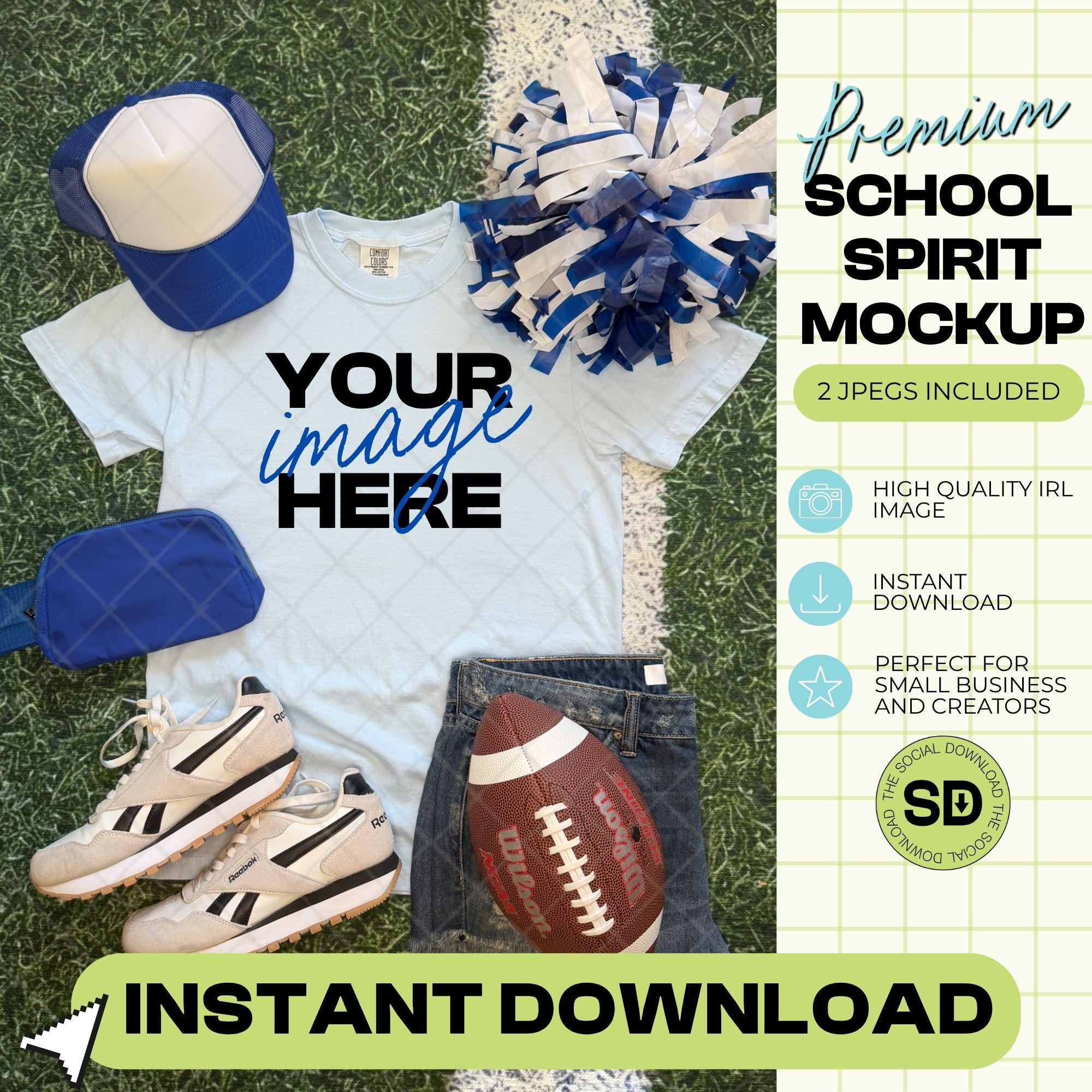 1717 Comfort Colors Chambry Football Mock Up (1717-CC-Chambry-FB)