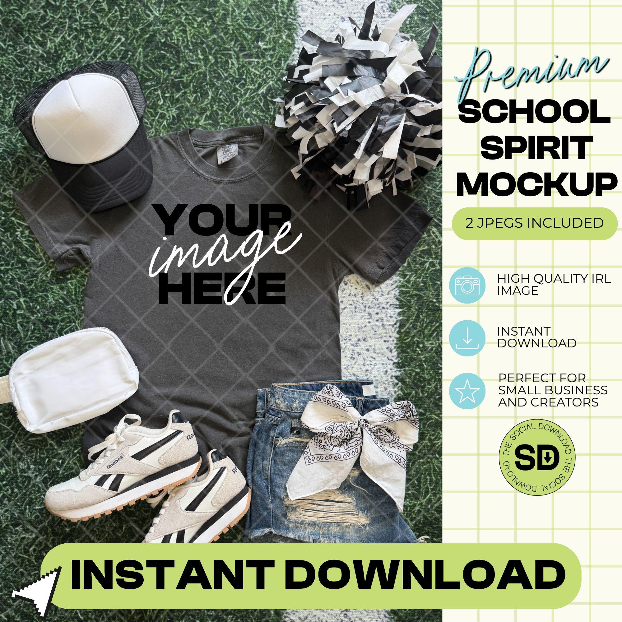 1717 Comfort Colors Pepper Mock Up- Black School Spirit Accessories (1717-CC-Pepper-GSW-Black)