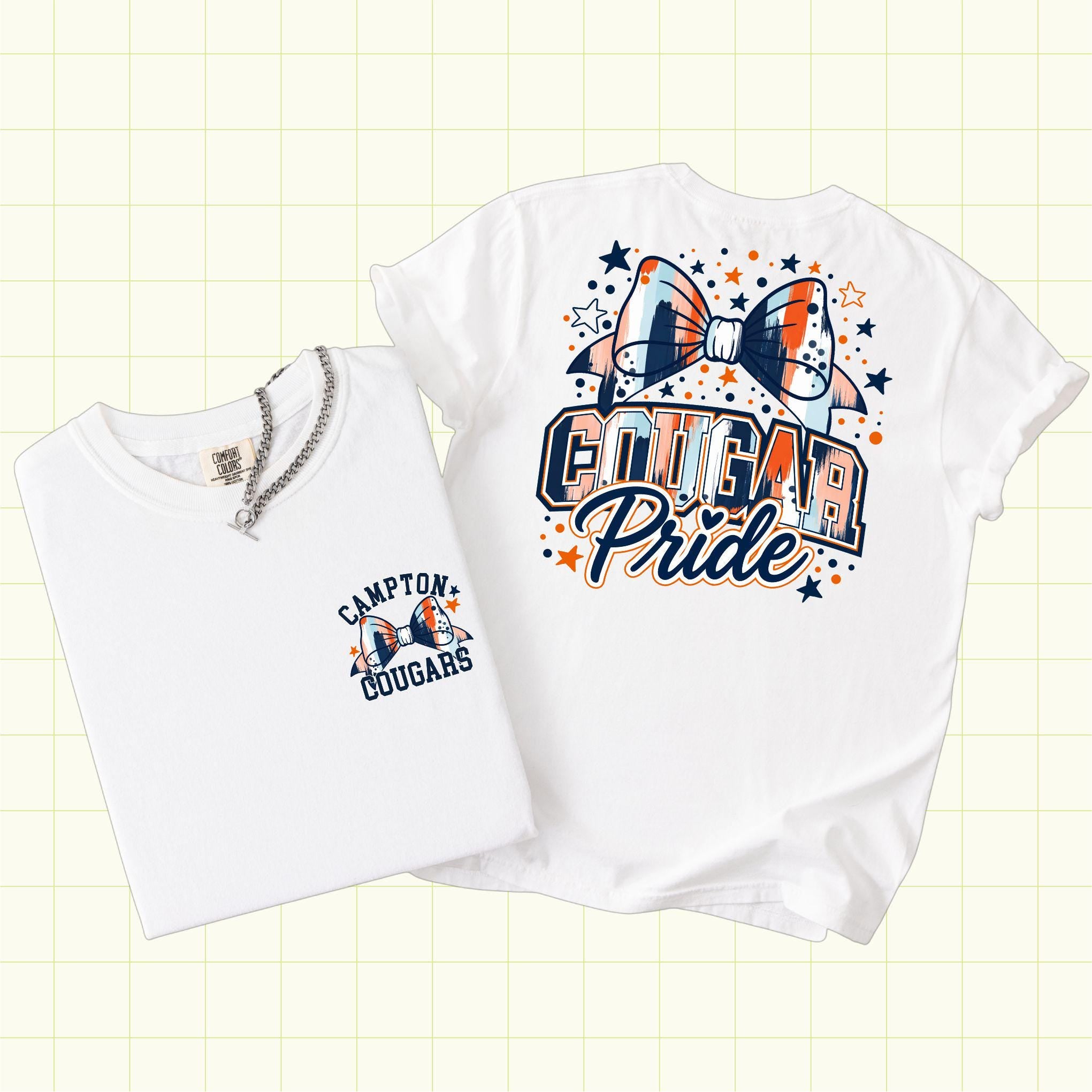 Confetti Preppy Bow Mascot Custom School Spirit PNG Download File, custom school png, spirit png, DTF, Sublimation, dtg (SW1216)