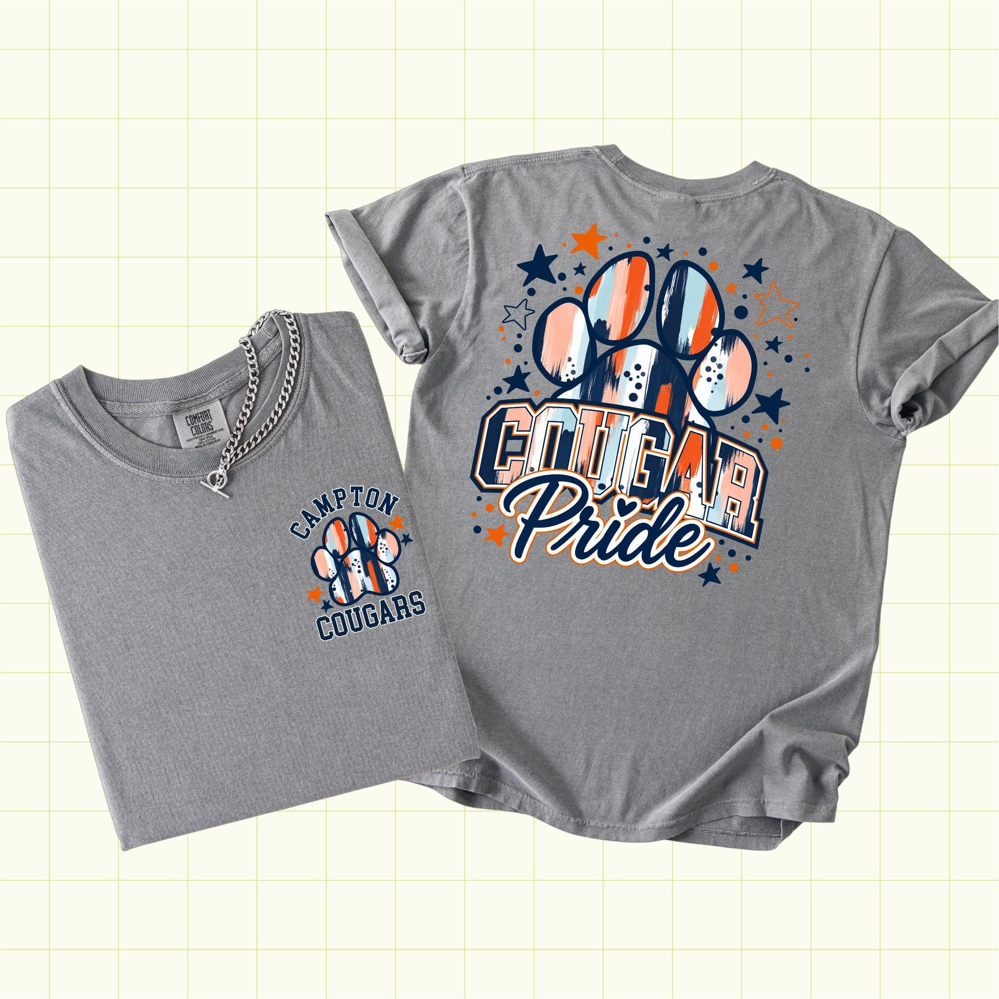 Confetti Preppy Paw Mascot Custom School Spirit PNG Download File, custom school png, spirit png, DTF, Sublimation, dtg (SW1216)